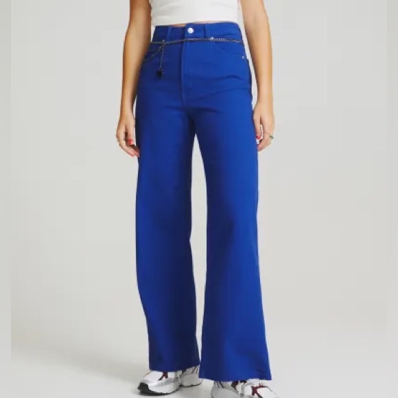 H&M Pants & Jumpsuits Hm Wide Led Twill Pants Poshmark